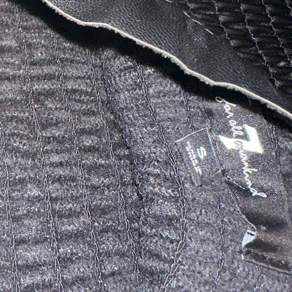 7 For All Mankind Black Long Sleeve leather Dress - Picture 2 of 2
